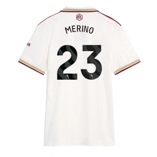 Billige Fotballdrakt Arsenal Mikel Merino #23 Replika Tredjedrakt Dame 2025-26 Kortermet Billige Fotballdrakt Arsenal Mikel Merino #23 Replika Tredjedrakt Dame 2025-26 Kortermet